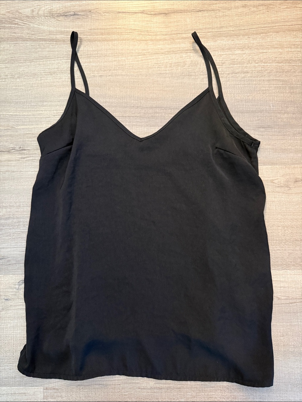 Zara Black V-Neck Spaghetti Strap Camisole